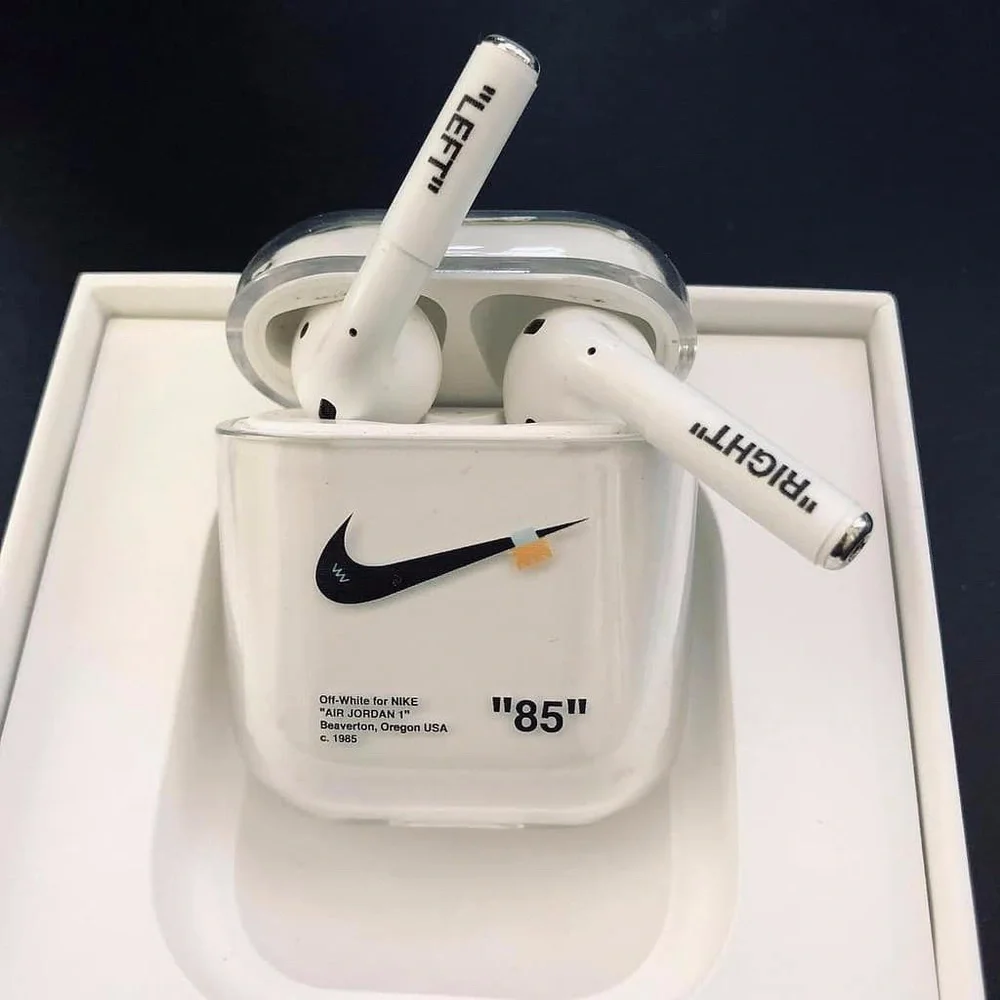 OFF WHITE X NIKE INSPIRED AIRPOD CASE